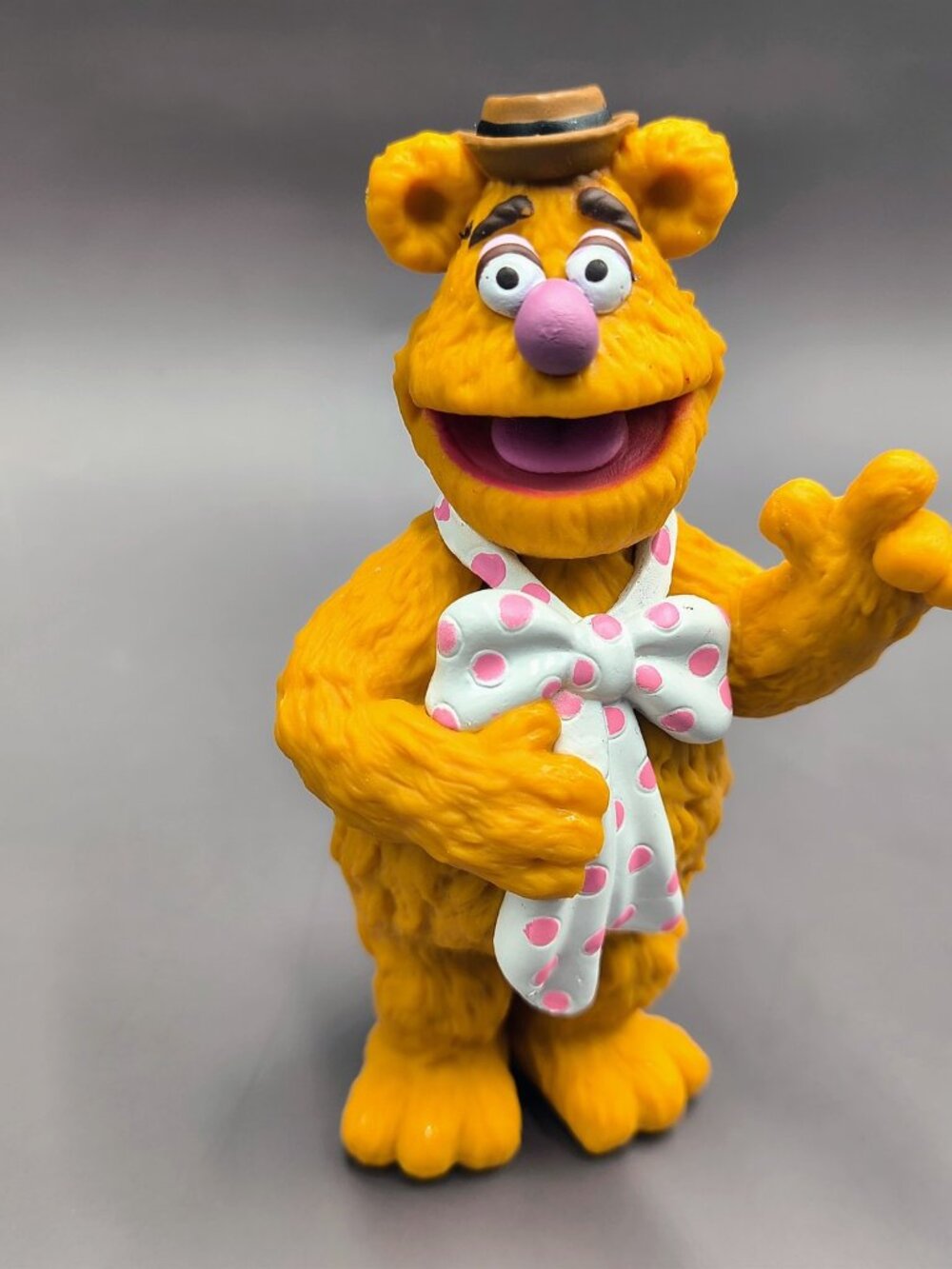 Muppets Most Wanted Disney 2014 Fozzie Bear PVC Figure NWOP 4"